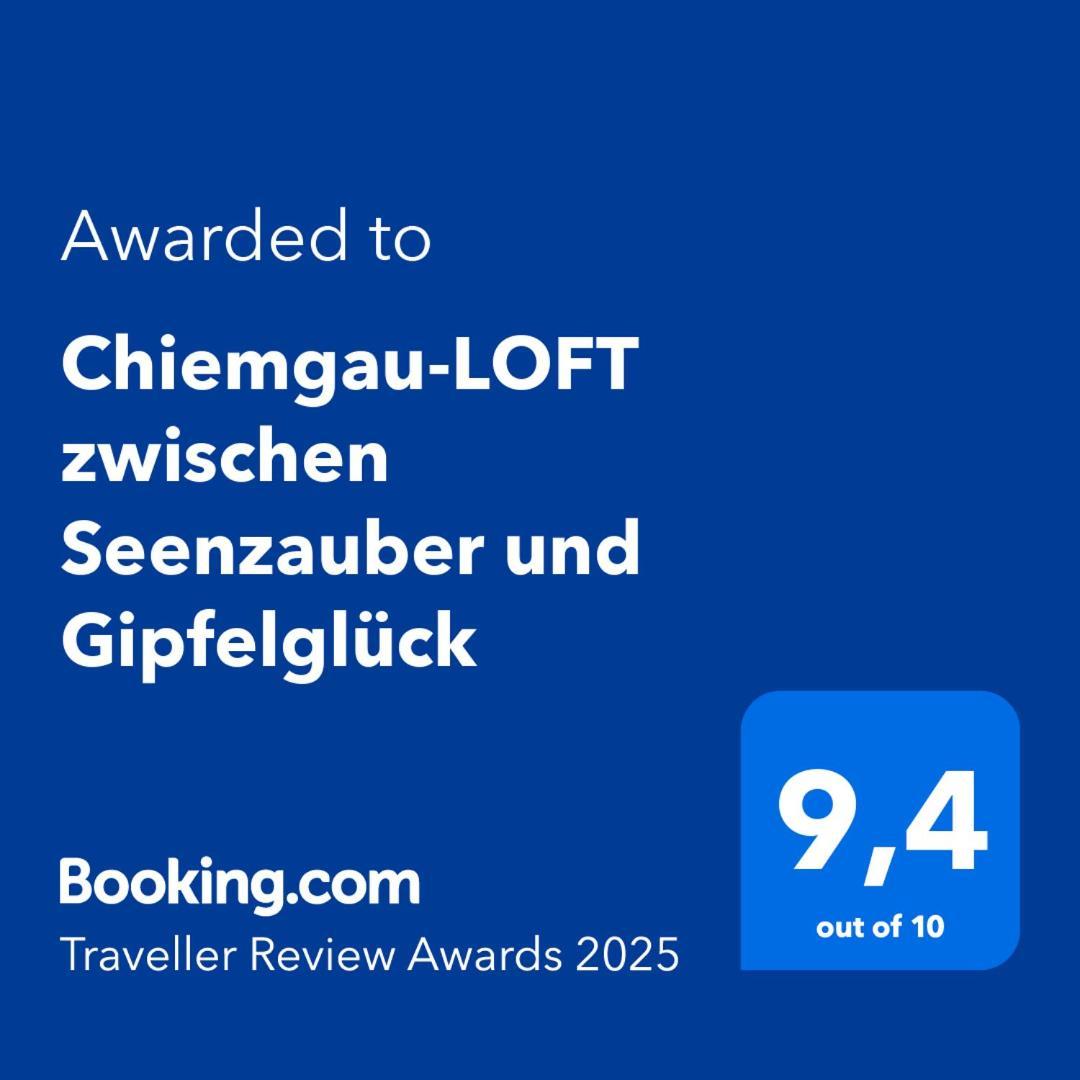 Chiemgau-Loft Zwischen Seenzauber Und Gipfelglueck Riedering Exterior foto
